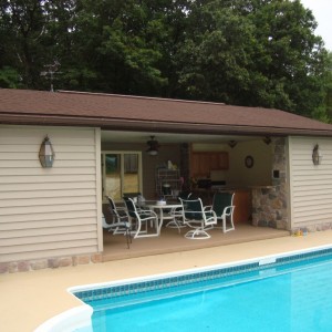 Pool House Remodel - 'After' Photo