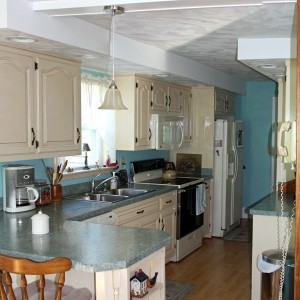 Addition - Kitchen - Cabinets were custom-made in our shop.