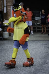 "Red" dancing and having fun