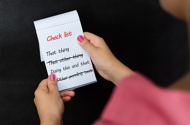 Checklist diagram for preparing a room for new flooring installation